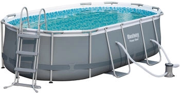 Bestway Steel Pro Max Frame GS 427 x 250 x 100 cm Oval Grau