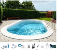 my POOL BWT Ovalpool "PREMIUM mit sandfarbener Innenfolie" H&ouml;he 150 cm, in
