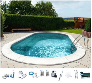 my POOL BWT PREMIUM (Komplett-Set 10-tlg) 360x737x150 cm grau
