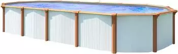 Kwad Green line Evolution (Komplett-Set 10-tlg) 6,1x3,7x1,32 white-wood/grau