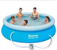 BESTWAY 56416, BESTWAY 56416 Frame Pool "Steel Pro" Set mit Filterpumpe 366 x 76 cm