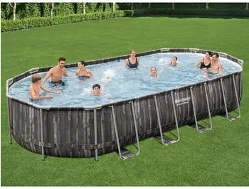 Bestway Swimmingpool Set Oval 7,32x3,66x1,22 m