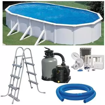 planet pool Premium Ovalpool-Set 7,30x3,75x1,20 m