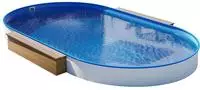 BWT P1252100, BWT Ovalbecken 4,50 x 2,50 x 1,20 m blau, Folie 0,60 mm