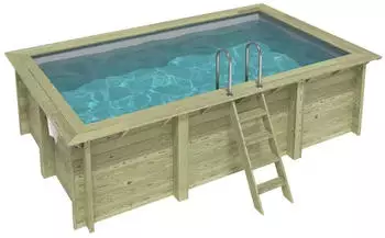Altanka Aqua 4,65x2,85x1,24 m GRAU auf Rahmen ohne Betonierung (BAS7306OSPU2)