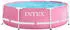 Intex Pink Metal Frame Pool, rund, 244x76cm (28290ND)