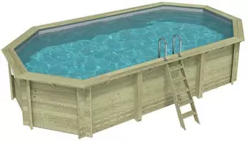 Altanka Nemo 7,3x3,97x1,45 m GRAU mit Einzubetonierendem Profil (BAS7305OSPI2)