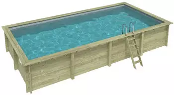 Altanka Aqua 8,5x4,35x1,45 m GRAU mit am Beton Verschraubten Stützen (BAS7309OSPL2)