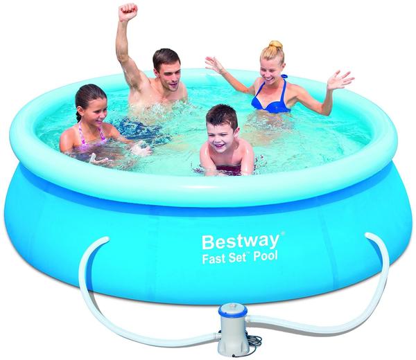 Bestway Fast Set Pool 244 x 66 cm mit Filterpumpe (57268) Test TOP Angebote  ab 54,94 € (April 2023)