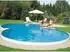 planet pool Cannes 625x360x150cm Stahl 0,8mm weiß Folie 0,6mm blau Einhängebiese
