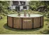 Marimex Aufstellpool Framepool Marimex rund 457x132cm braun inkl. Skimmer