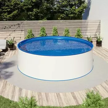 Pool Total Pool Ø3,00x1,35 m Folie blau 0,8mm EB Handlauf STYLE