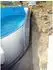 planet pool Fidschi 600x320x150cm Stahl 0,8 mm weiß Folie 0,6 mm blau Einhängebiese