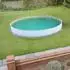 Fresh-Pool Profi Stahlwandpool Set rund 350x120cm, Folie sand