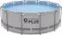 Avenli Frame Plus Pool 366x122 cm rund ohne Pumpe grau