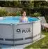 Avenli Frame Plus Pool 366x122 cm rund ohne Pumpe grau