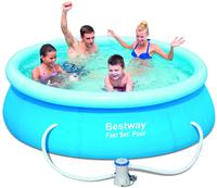 Bestway Fast SetTM Pool Set 244x66 Cm, Mit Filterpumpe