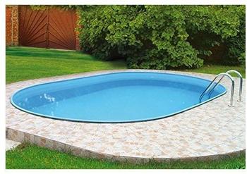 myPOOL Ovalpool Premium 300x500x135 cm hellblau/weiß (Set 5-teilig)