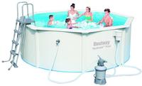 Bestway SCHWIMMBECKEN Blau, Grau 122 cm