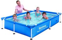 Bestway 56401, Bestway Frame Pool 221 x 150 x 43 cm Steel Pro | Kinderpool ohne