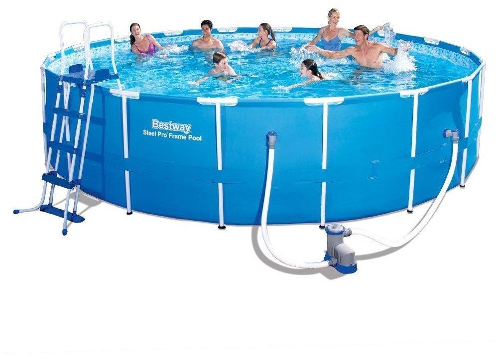 Bestway Steel Pro MAX Frame Pool 549 x 122 cm mit Kartuschenfilter