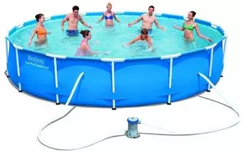 Bestway Steel Pro Max Frame Pool-Set 427 x 84 cm mit Filterpumpe (56595)