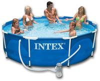 Intex 28212 Rahmen-gartenpool 366x76cm Set Mit Filterpumpe