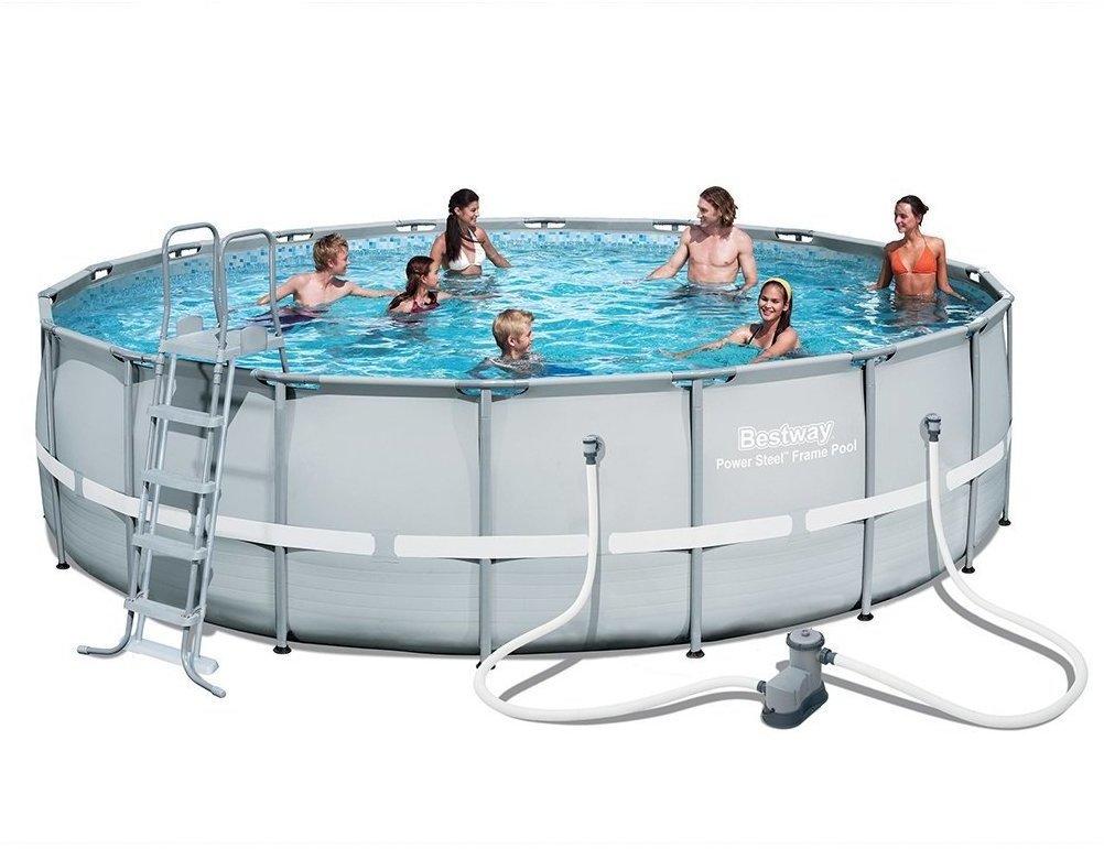 Bestway Power Steel Frame Pool Set Ø 549x132cm (56886GSX20