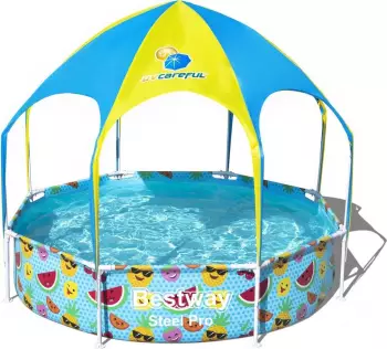 Bestway Kinderpool Splash in Shad 244 x 51 cm blau (56432)