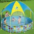 Bestway Kinderpool Splash in Shad 244 x 51 cm blau (56432)