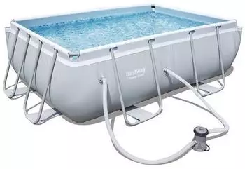 Bestway Power Steel Frame Pool Set 282 x 196 x 84 cm mit Filterpumpe (56629)