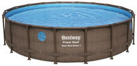 Bestway Power Steel Swim Vista Series Set 549x122cm rund (mit Filterpumpe) (56977)