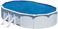 Gre Ovalpool "FIDJI mit seitlichen St&uuml;tzen inkl. Zubeh&ouml;r" H&ouml;he: 120 cm, in versch.