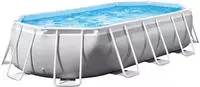 Intex 26796, Intex Frame Pool 503 x 274 x 122 cm Komplettset | Ovalpool mit Zubeh&ouml;r