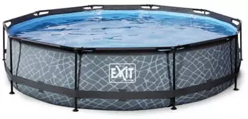 Exit Toys Rahmenpool &Oslash; 360 x 76 cm Stone (30.12.12.00)