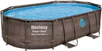 Bestway Aufstellpool 'Power Steel Swim Vista Series' Komplett-Set mit