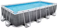 Power SteelTM Frame Pool Komplett-set Mit Filterpumpe 549 X 274 X 122 Cm,