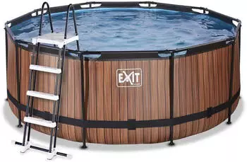 Exit Toys Rahmenpool &Oslash; 360 x 122 cm braun (30.27.12.10)