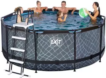 Exit Toys Rahmenpool mit Kartuschenfilter Ø 360 x 122 cm grau (30.22.12.00) Exit Toys Rahmenpool mit Kartuschenfilter Ø 360 x 122 cm grau (30.22.12.00)