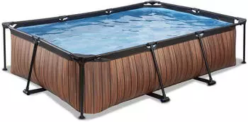 Exit Toys Rahmenpool mit Kartuschenfilter 300 x 200 x 65 cm braun (30.00.32.10)