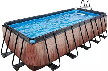 Exit Toys Rahmenpool mit Kartuschenfilter 540 x 250 x 122 cm braun (30.22.53.10)