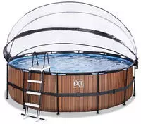 EXIT Framepool "inkl. multifunktionaler Poolabdeckung und Sicherheitsleiter"...