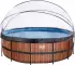 Exit Toys Rahmenpool mit Sandfilteranlage und Sonnendach Ø 450 x 122 cm (30.47.15)