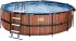 Exit Toys Rahmenpool mit Sandfilteranlage und Sonnendach Ø 450 x 122 cm (30.47.15)
