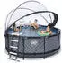 Exit Toys Rahmenpool mit Sandfilteranlage und Sonnendach Ø 450 x 122 cm (30.47.15)