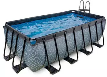 Exit Toys Rahmenpool 400 x 200 x 122 cm grau (30.22.42.00)
