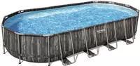 Bestway Swimmingpool-Set Oval 7,32x3,66x1,22 m