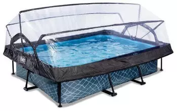 Exit Toys Rahmenpool 220 x 150 x 65 cm Stone (30.20.21.00)