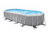 Intex Prism Frame Oval Pool 610 x 305 x 122 cm