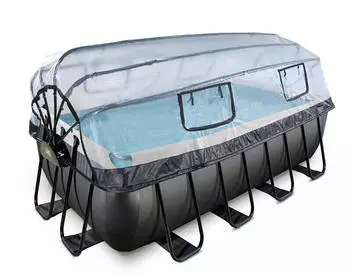 Exit Toys Premium 400 x 200 x 122 cm mit Sandfilteranlage + W&auml;rmepumpe schwarz (30.67.42.20)